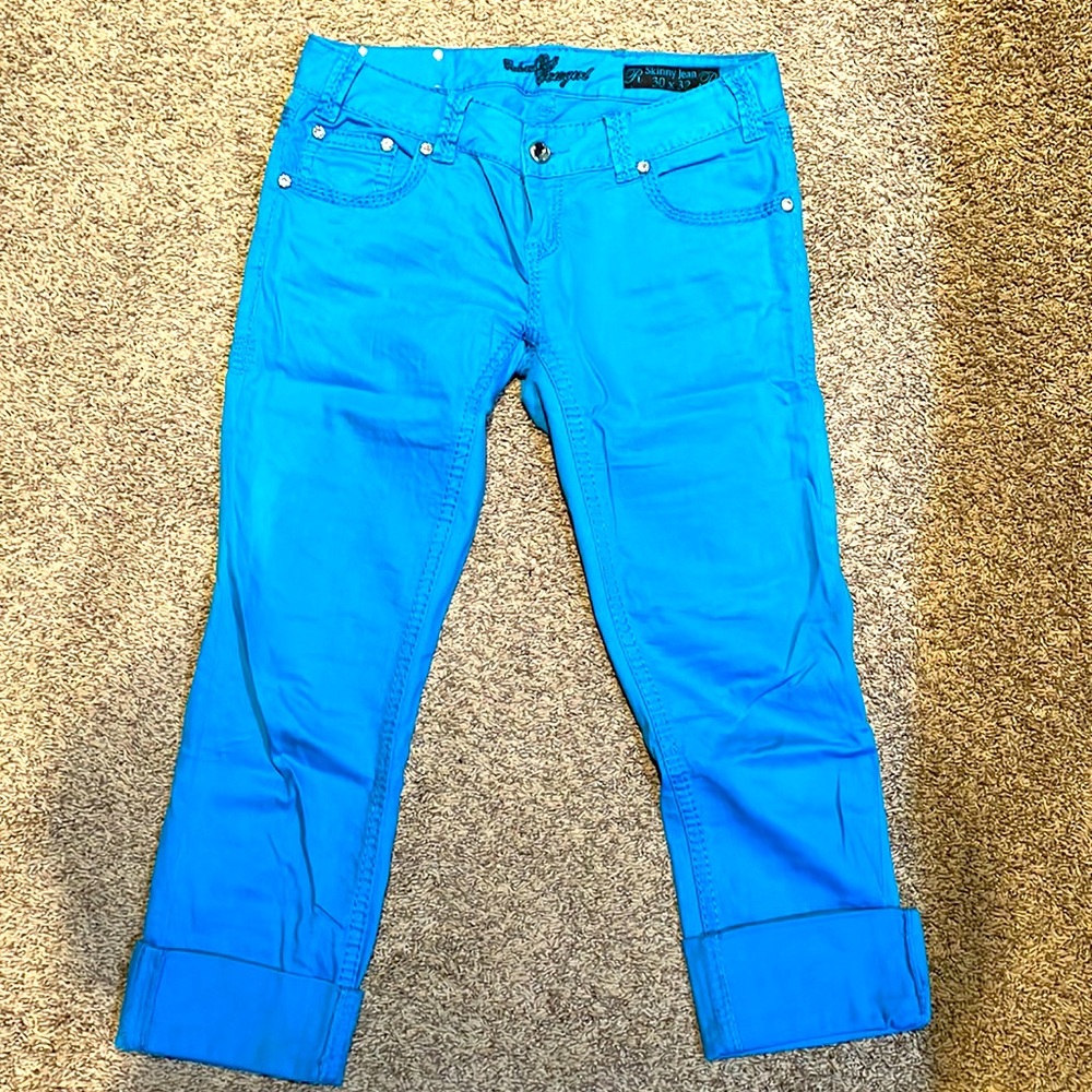 Rock and Roll Cowgirl size 30x32 blue skinny jean